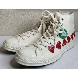 Converse Chuck Taylor All Star 70 Hi Comme des Garcons Play M/Size12 W/14